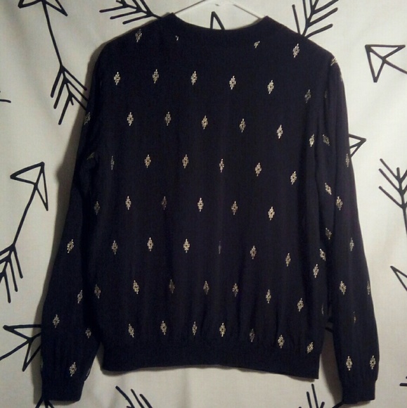 🆕🌟Silver Threaded Bomber Jacket 🌟 - Picture 7 of 8